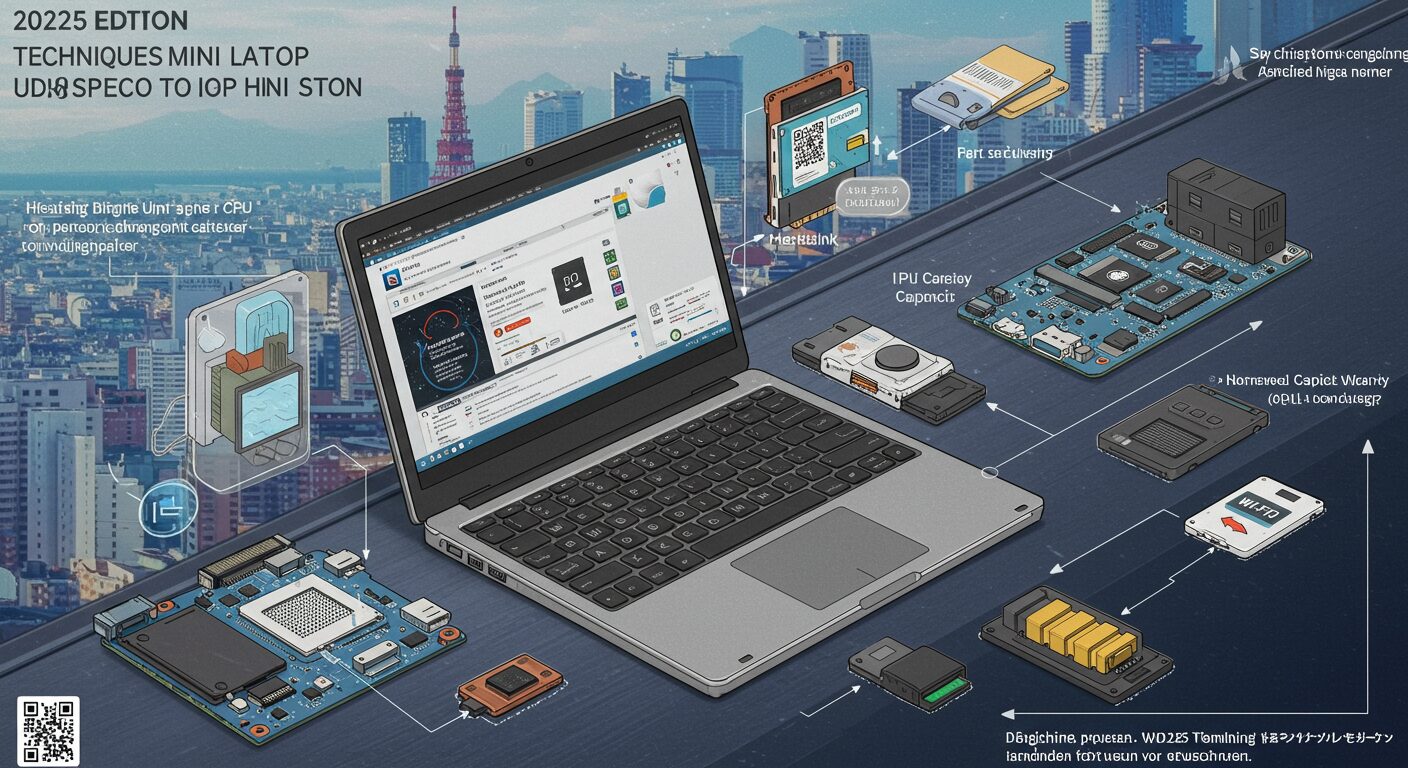 2025年版ミニノートパソコンをハイスペック化するテクニックの解説図