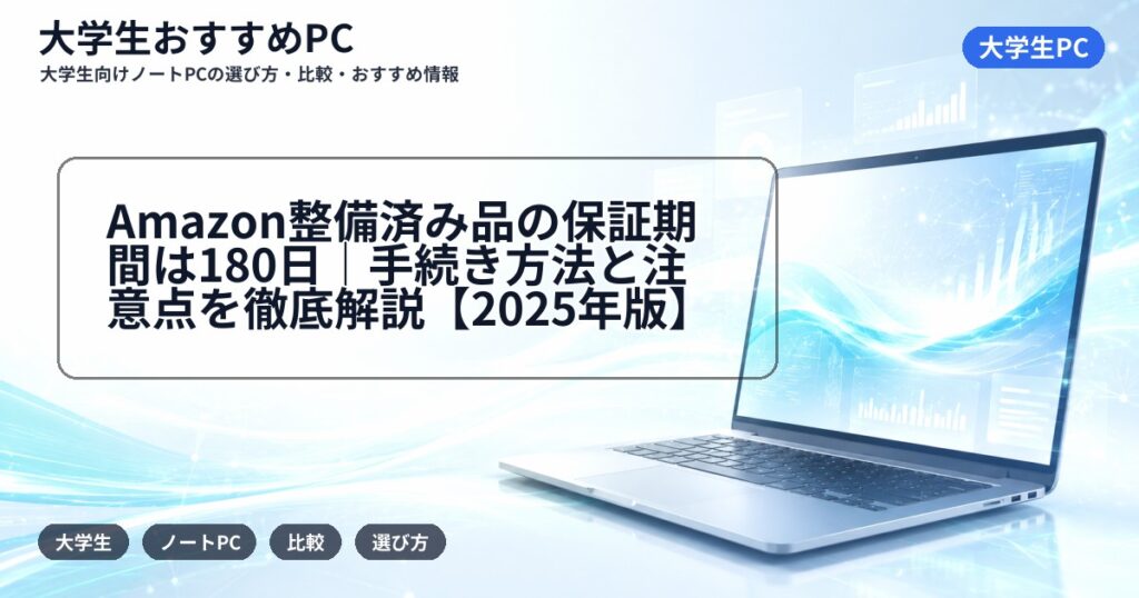 Amazon整備済み品の保証期間は180日|手続き方法と注意点を徹底解説【2025年版】