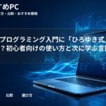 大学生のプログラミング入門に「ひろゆき式」はおすすめ?初心者向けの使い方と次に学ぶ言語